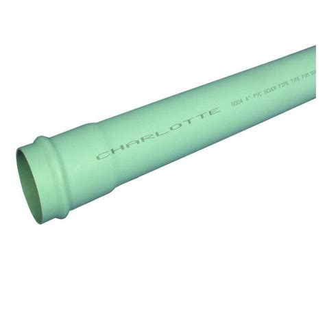 Charlotte Pipe 6" x 13' PVC Sewer Main Pipe with Gasket at Lowes.com