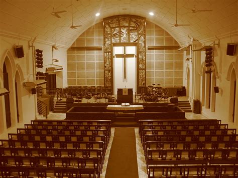 KL Wesley Methodist Church, interior in sepia | I was taking… | Flickr