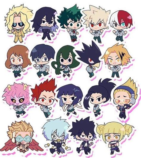 BnHA Hero and Villain Stickers | My hero academia tsuyu, My hero academia manga, Hero