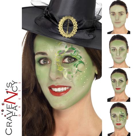 Witch Face Paint Pretty Make Up Halloween Fancy Dress Costume FX | eBay