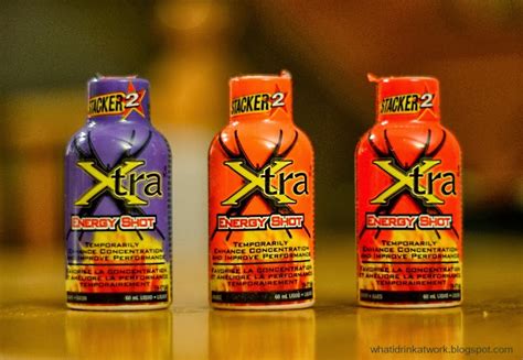 What I Drink At Work: Stacker 2 Xtra Energy Shots