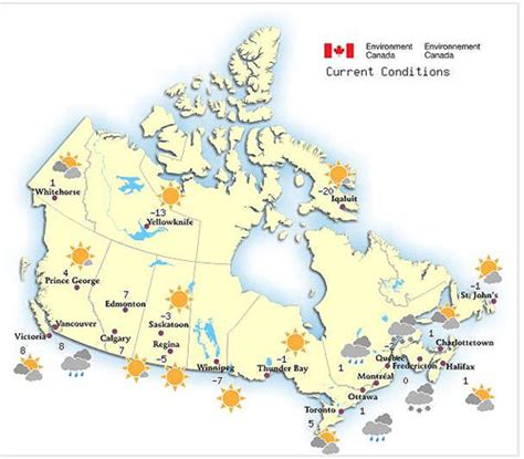 Environment Canada interactive weather map - Island Social Trends