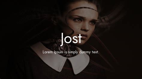 Jost Font Family : Download Free for Desktop & Webfont