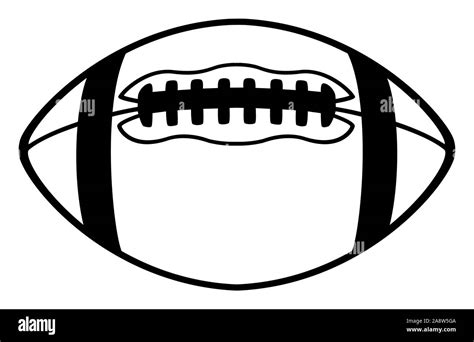 American football ball vector hi-res stock photography and images - Alamy