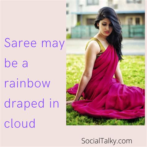 101+ Best Saree Quotes for Instagram (2024) | SocialTalky