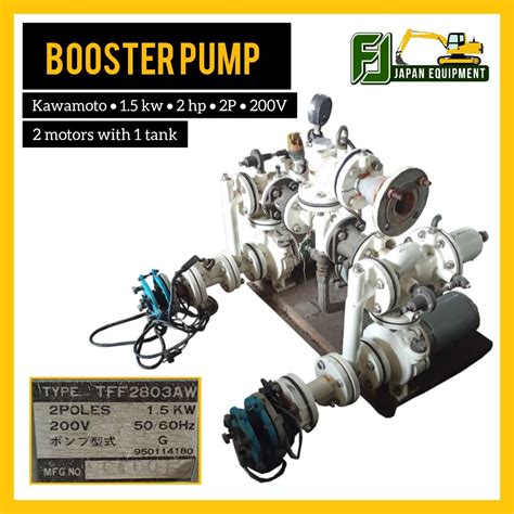 BOOSTER PUMP, Commercial & Industrial, Industrial Equipment on Carousell