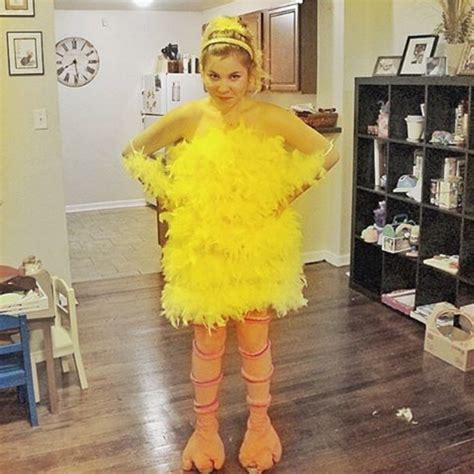 How To Make Big Bird Halloween Costume | Shenska