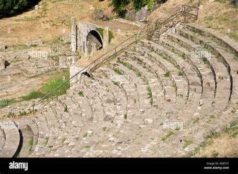 Teatro romano (Roman theatre) built between the 1st century BC and 1st ...