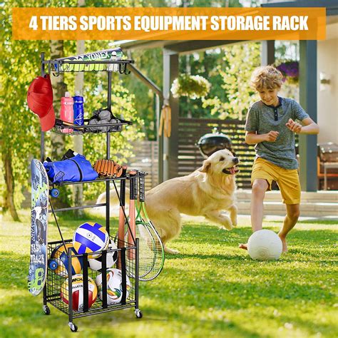 Mua PLKOW Sports Equipment Storage for Garage, Indoor/Outdoor Sports ...