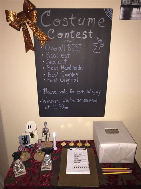 Costume Contest Categories