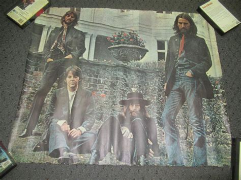 VINTAGE THE BEATLES ABBEY ROAD POSTER | #3871870022