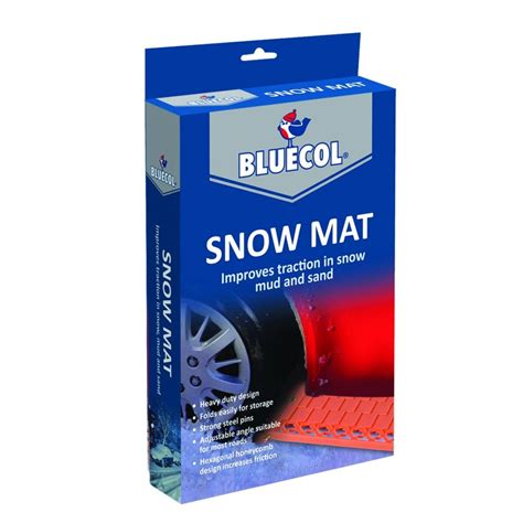 Snow grip car mats