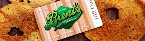 Gift Cards | Brent's Deli & Restaurant