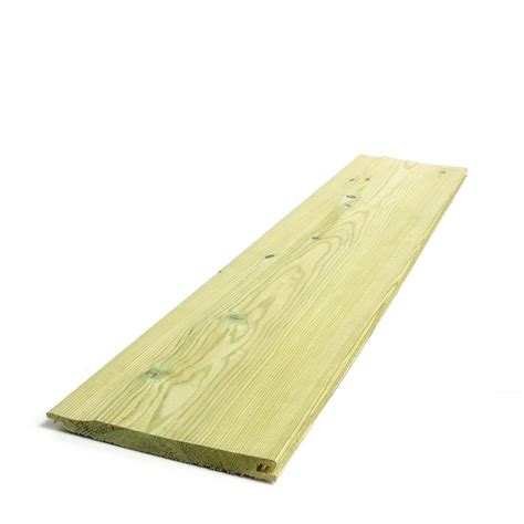 119mm x 12mm Treated Wooden Shiplap Tongue and Groove Boards | Morgan ...