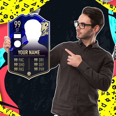 Personalised Team of the Year TOTY FUT Card FIFA 20 | Etsy