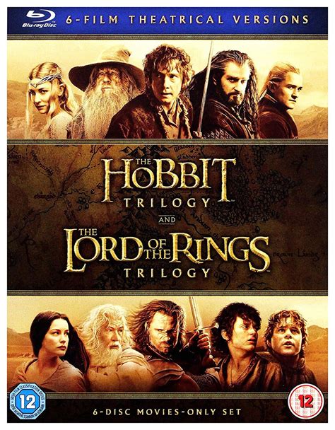 The Hobbit Trilogy and The Lord Of The Rings Trilogy: 6-Film Theatrical ...