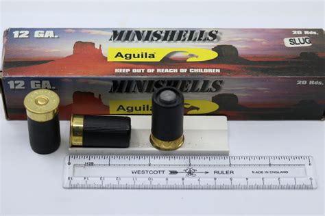 12 GAUGE 1 1/2″ AGUILA MINI SHELL SLUG – CollectibleAmmunition.com – Your source for Collectible ...