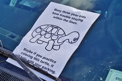 Parking notice | Parking notes, Funny, Funny pictures