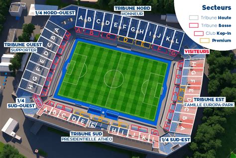 Stadionplan | Racing Club de Strasbourg Alsace