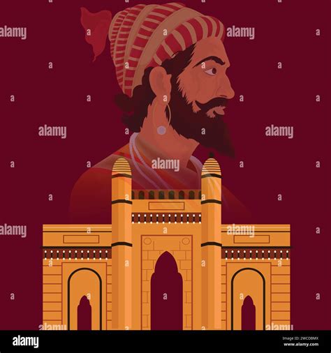 Chhatrapati shivaji maharaj vector vectors Stock Vector Images - Alamy