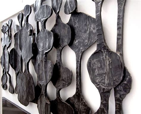 'Detail of African Art Inspired Wall Relief Sculpture'. By Dimitri ...