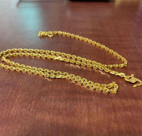 999 Gold necklace, Luxury, Accessories on Carousell