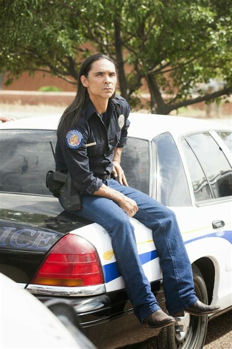 Zahn McClarnon as Mathias on Longmire | Zahn mcclarnon, Native american ...