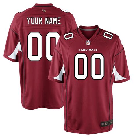 Men's Nike Cardinal Arizona Cardinals Custom Game Jersey