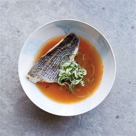 Steamed Fish with Spicy Broth and Cucumber Recipe