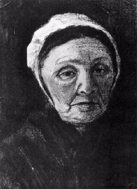 Vincent van Gogh - Woman with White Bonnet, Sien's Mother, 1882 | Van ...