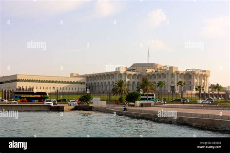 Amiri Diwan, the Royal Palace in Doha, Qatar Stock Photo - Alamy