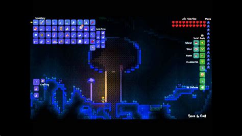 Terraria Giant Glowing Mushroom - YouTube