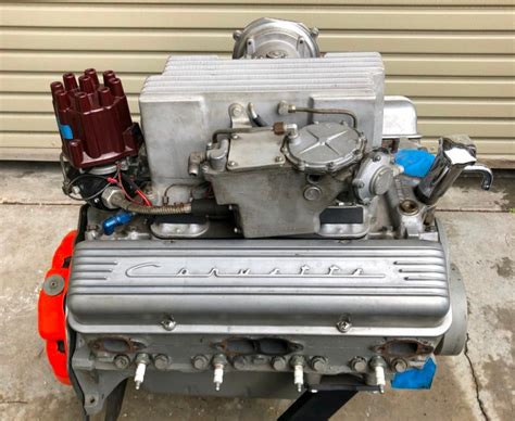 Chevrolet 327 V8 Racing Engine w/ Rochester Injection for sale on BaT Auctions - closed on March ...