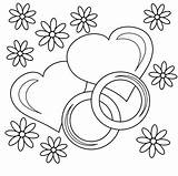 Wedding Rings coloring Page  Download Print Or Color Online For Free sketch template