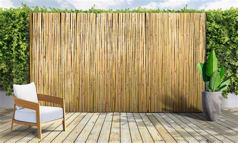 Container Door Ltd | Bamboo Privacy Fencing Screen 2.4 x 1.8 m