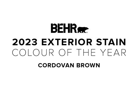 Behr Paint Company Debuts First-Ever Exterior Stain Colour