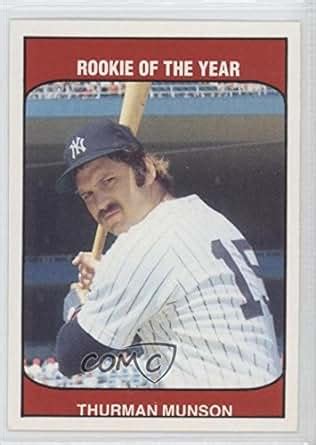 Amazon.com: Thurman Munson (Baseball Card) 1985 TCMA Rookie of the Year ...