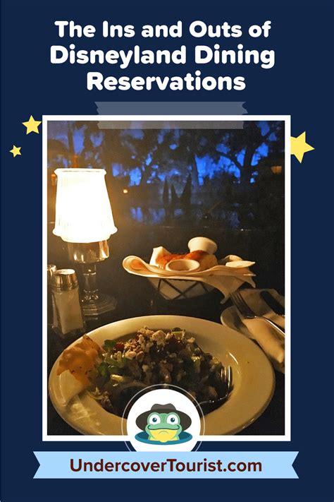 The Ins and Outs of Disneyland Dining Reservations