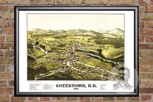 Vintage Goffstown, NH Map 1887 - Historic New Hampshire Art - Old ...