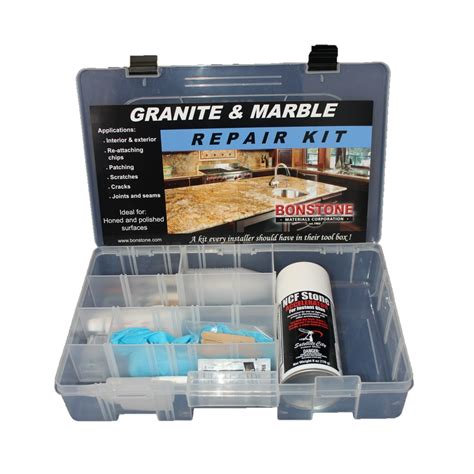 Bonstone Granite & Marble Repair Kit Fix Chips Scratches Breaks - Walmart.com - Walmart.com