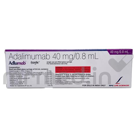 Buy Adlumab 40mg Injection Online: Uses, Price, and Side Effects | MrMed