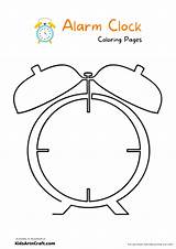 Alarm Clock Coloring Pages For Kids – Free Printables  Art & Craft sketch template
