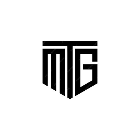 Premium Vector | Mtg logo design