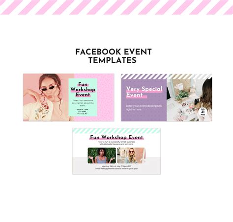 Facebook Template Set (PomPom) | Little Theme Shop