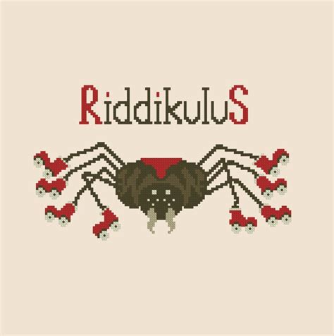 Riddikulus Harry Potter Cross stitch pattern PDF Instant | Etsy