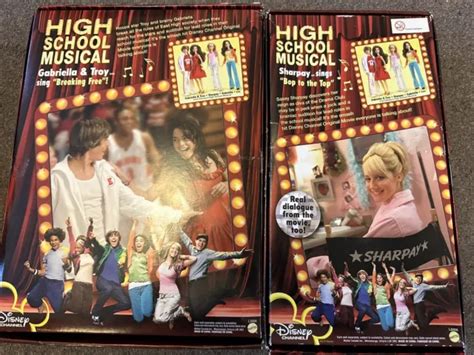 2007 MATTEL DISNEY High School Musical doll - Singing Gabriella + Troy + Sharpay £65.00 ...