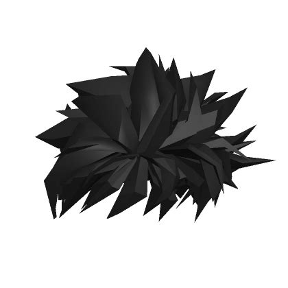 Spiky Black Anime Hair | Roblox Item - Rolimon's