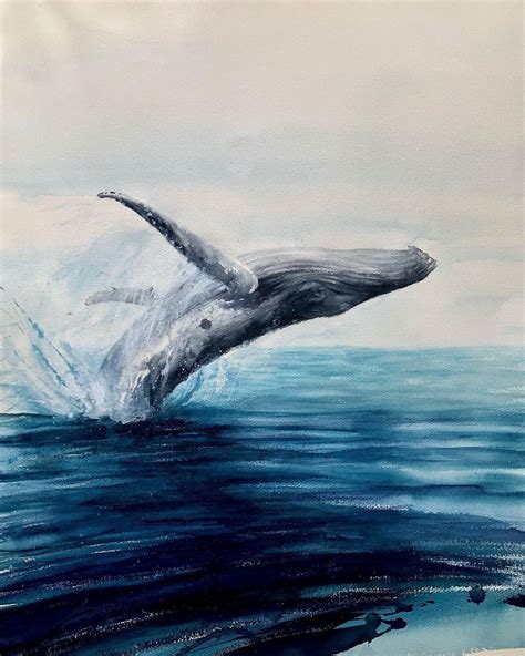 30 whale watercolor painting ideas – Artofit