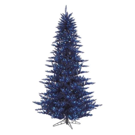 Vickerman Dark Blue Fir Pre-lit Christmas Tree - Walmart.com