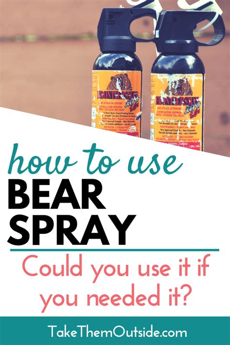 Bear spray (mace) - Do you really know how to use it? | Bear spray, Camping safety, Camping supplies